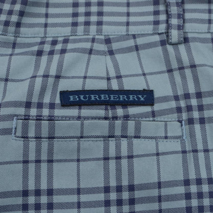Vintage Burberry Blue Nova Check Shorts Size W32 - Known Source