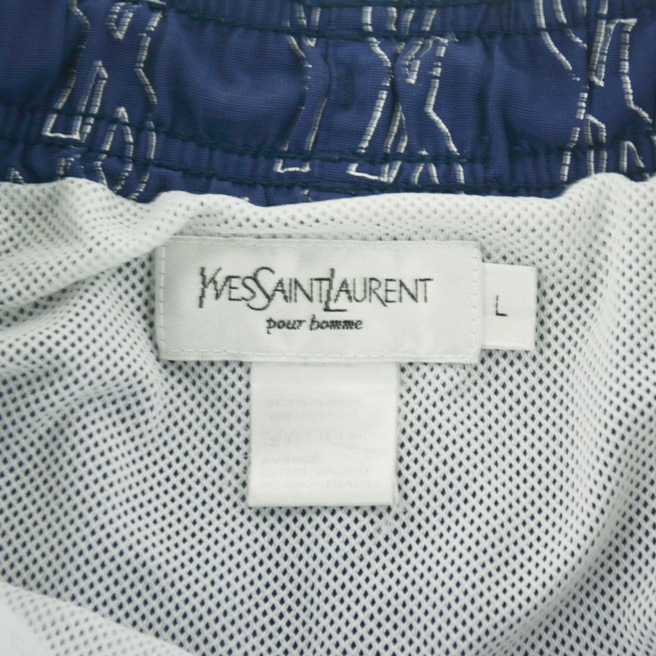 Vintage YSL Yves Saint Laurent Monogram Swimming Trunks Size L - Known Source