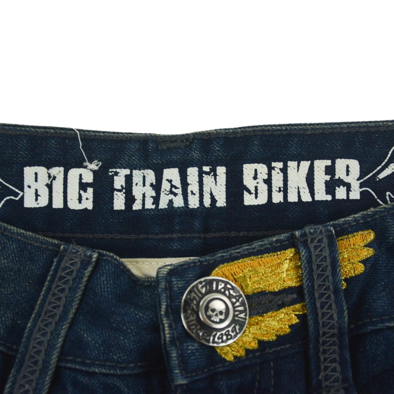 Vintage Snake Big Train Bikes Denim Jeans Size W29 - Known Source