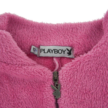 Vintage Playboy Zip Up Fleece Jacket Woman’s Size M - Known Source