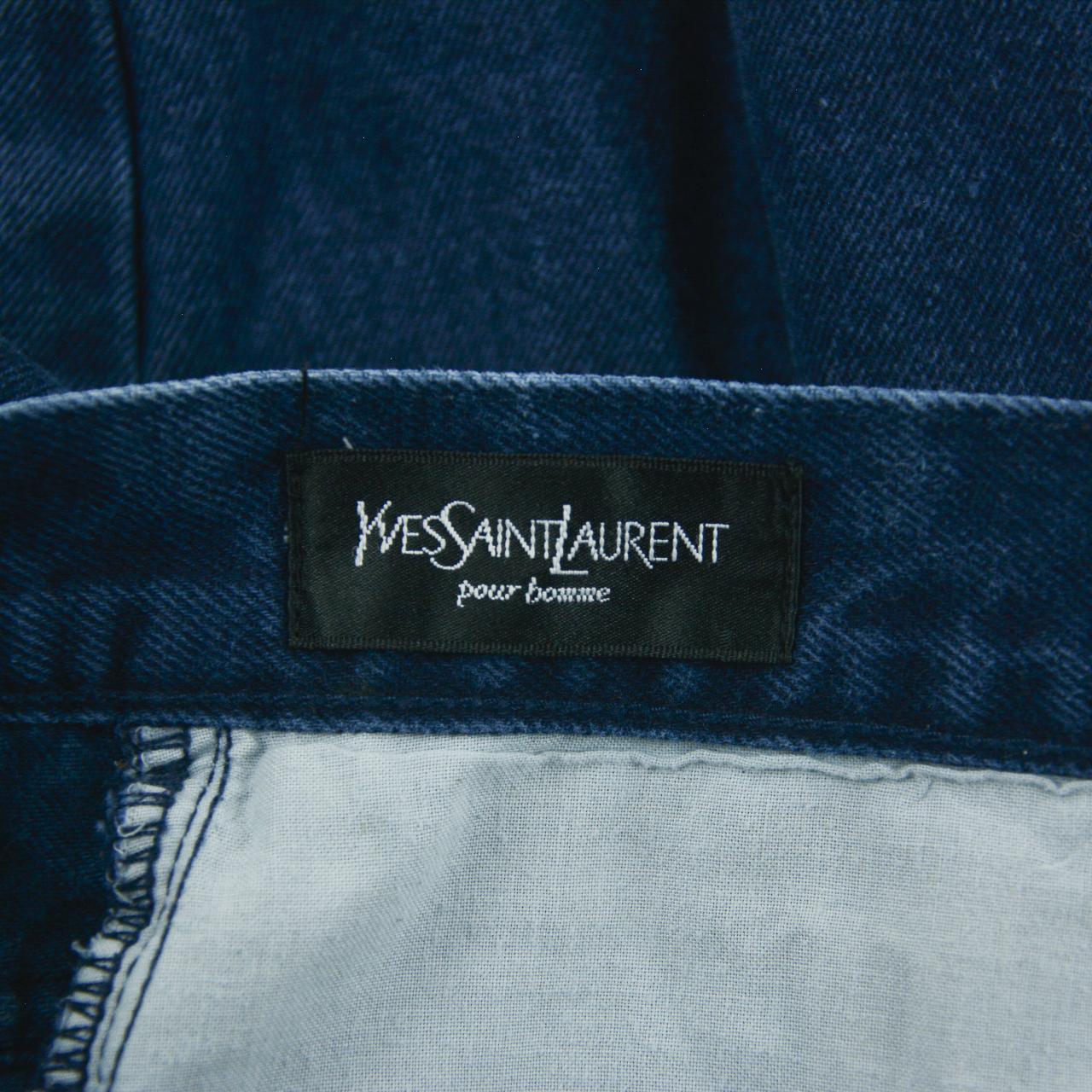 Vintage YSL Yves Saint Laurent Denim Jeans Size W37 - Known Source