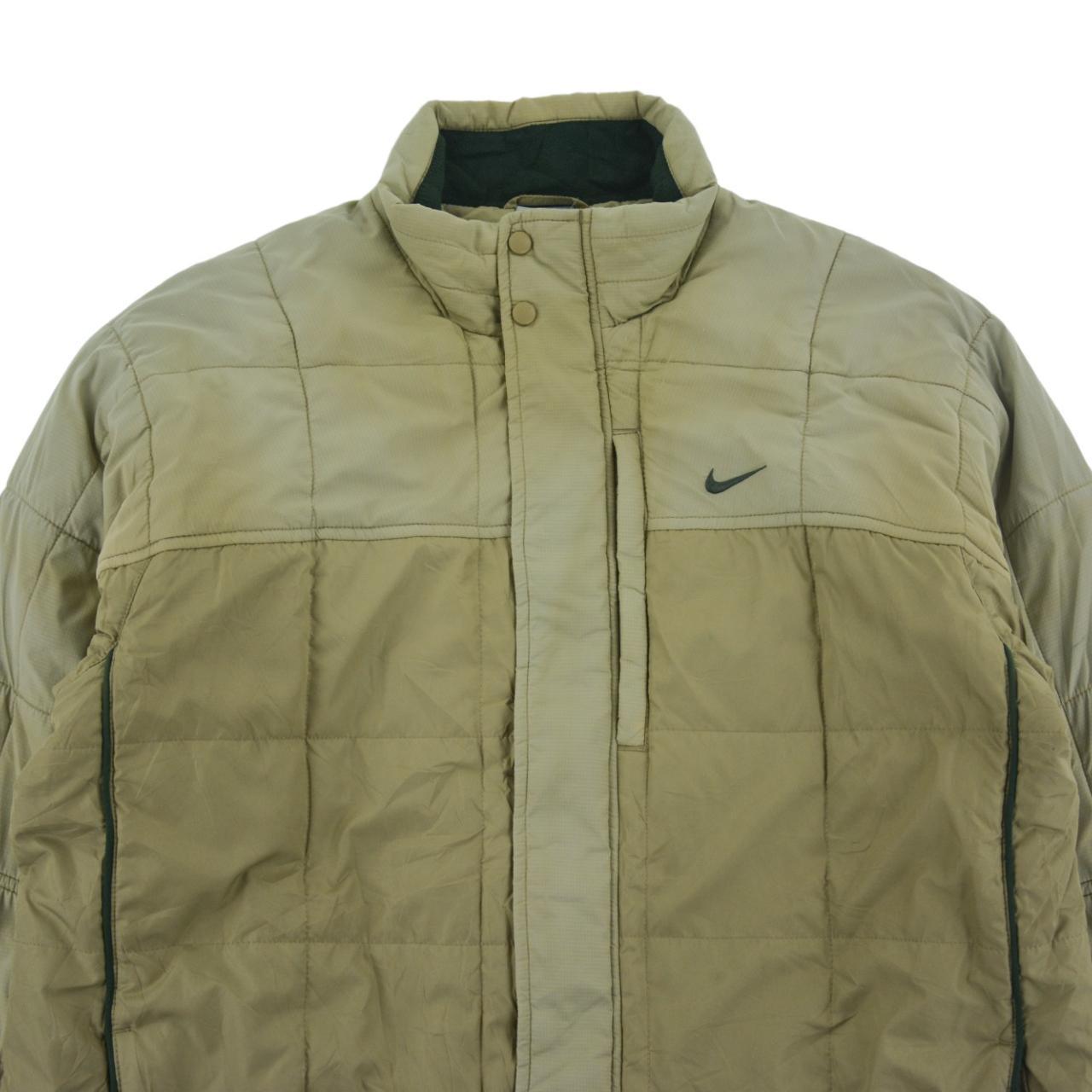 Vintage Nike Zip Up Puffa Jacket Size M - Known Source