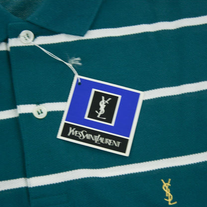 Vintage YSL Yves Saint Laurent Long Sleeve Polo Shirt Size S - Known Source