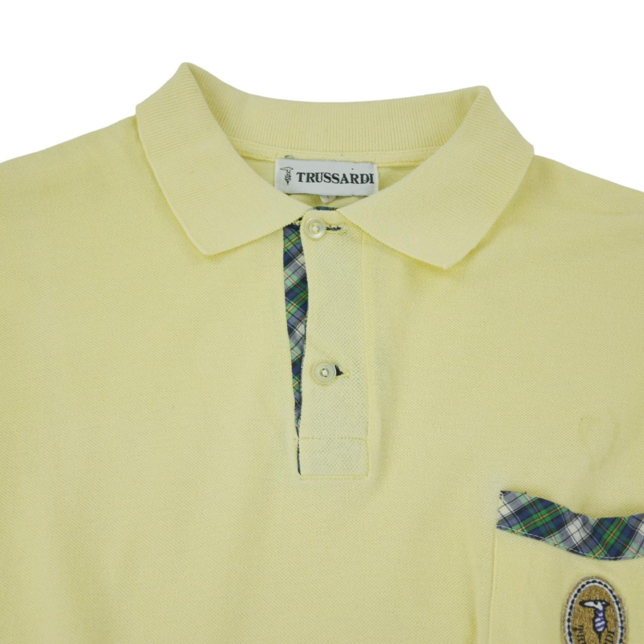 Vintage Trussardi Polo Shirt Size M - Known Source