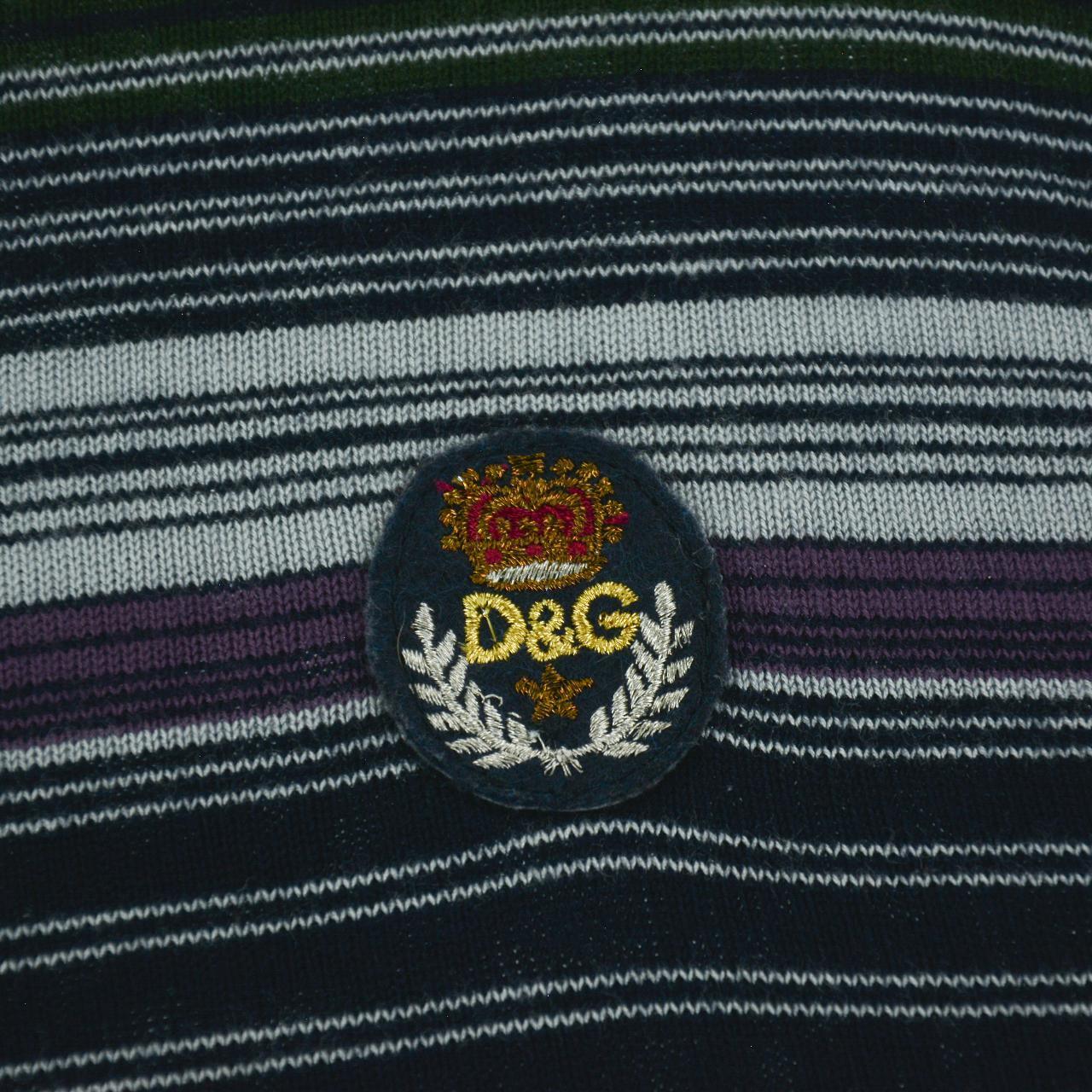 Vintage Dolce and Gabbana Striped Knitted Jumper Size S - Known Source
