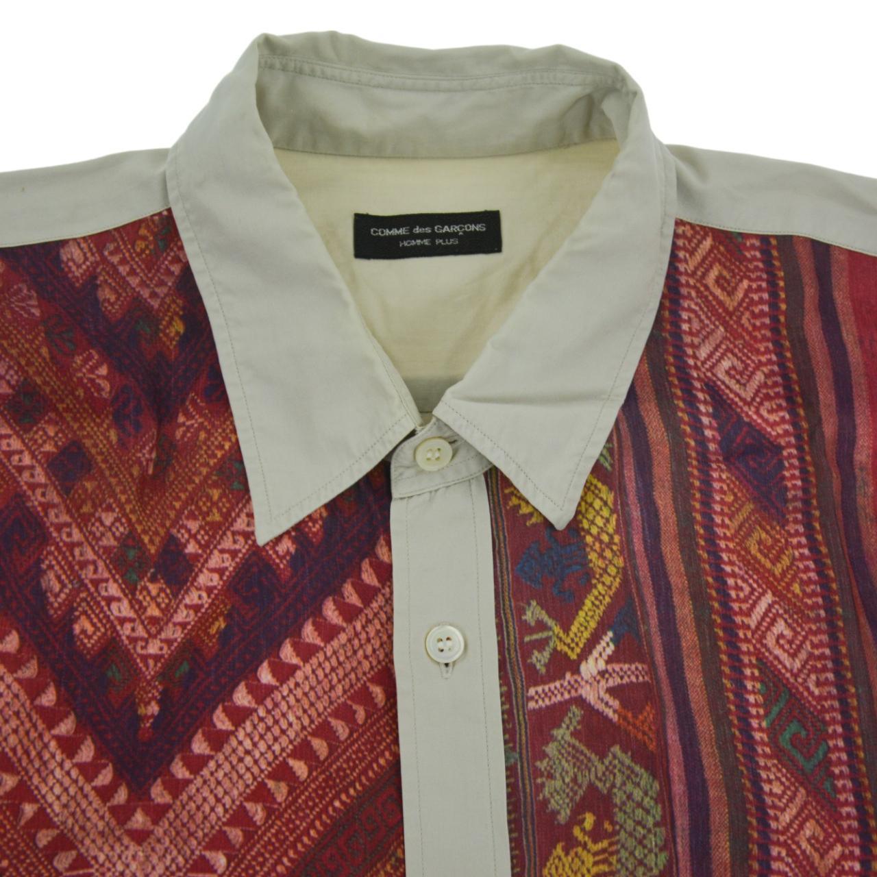 Vintage Comme Des Garcons Paisley HOMME PLUS Shirt Size M - Known Source