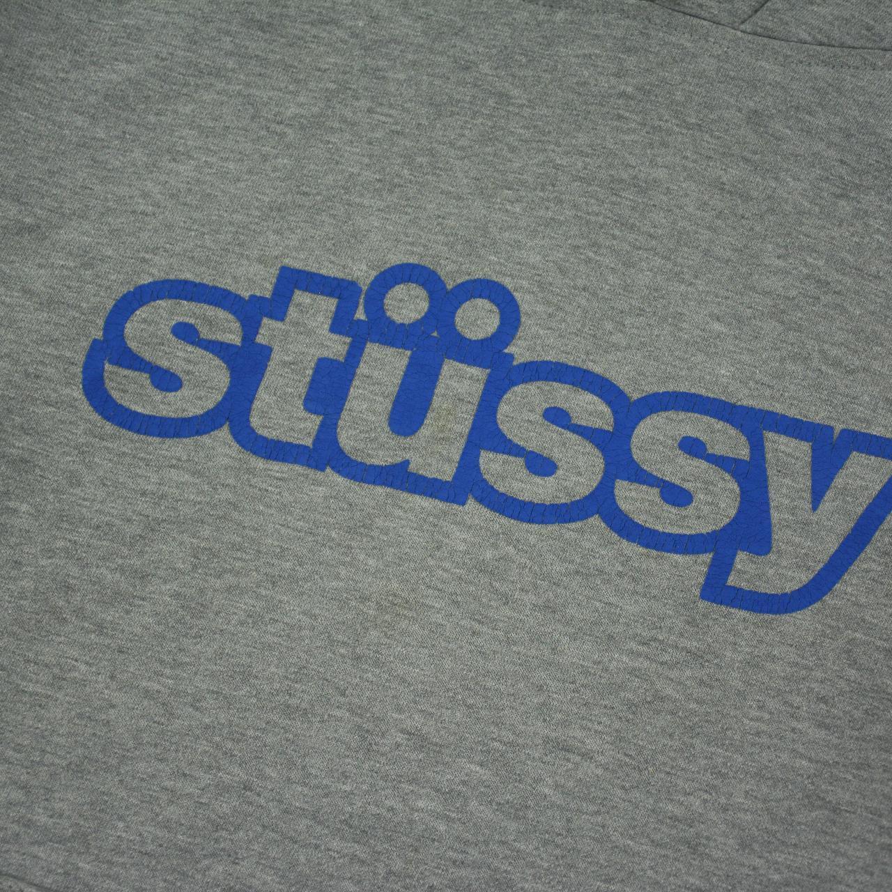 Vintage Stussy Spellout Hoodie Size S - Known Source