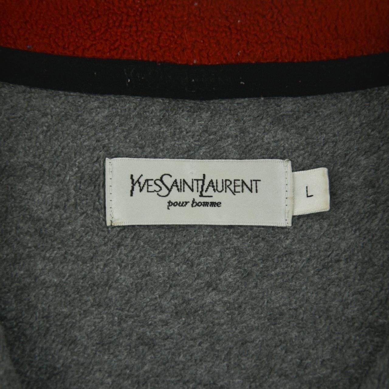 Vintage YSL Yves Saint Laurent Q Zip Fleece Size L - Known Source