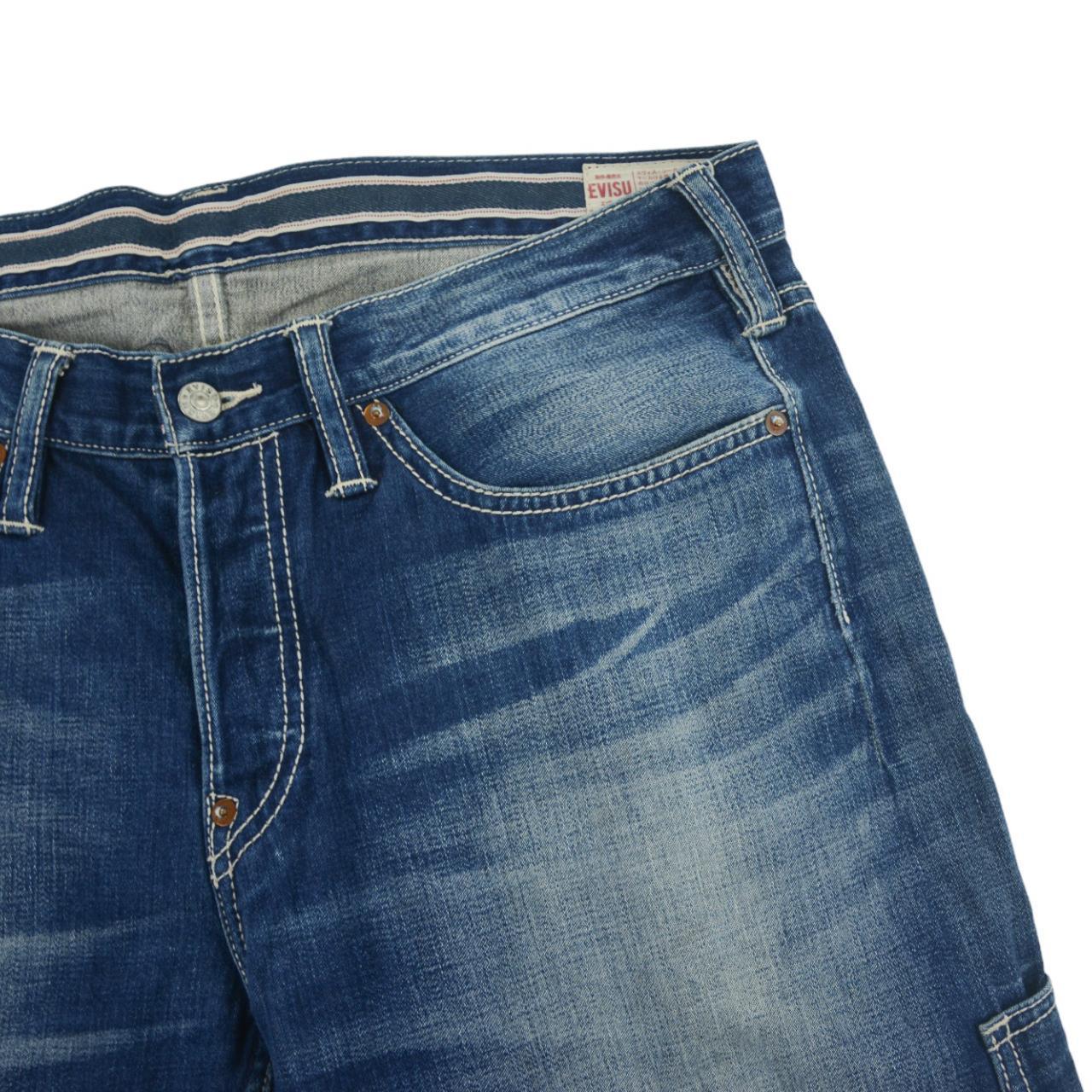Vintage Evisu Double Gull Denim Jeans Size W38 - Known Source