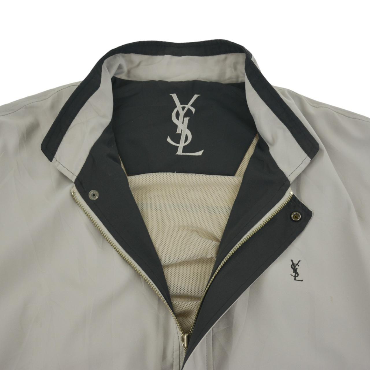 Vintage YSL Yves Saint Laurent Zip Up Jacket Size XL - Known Source