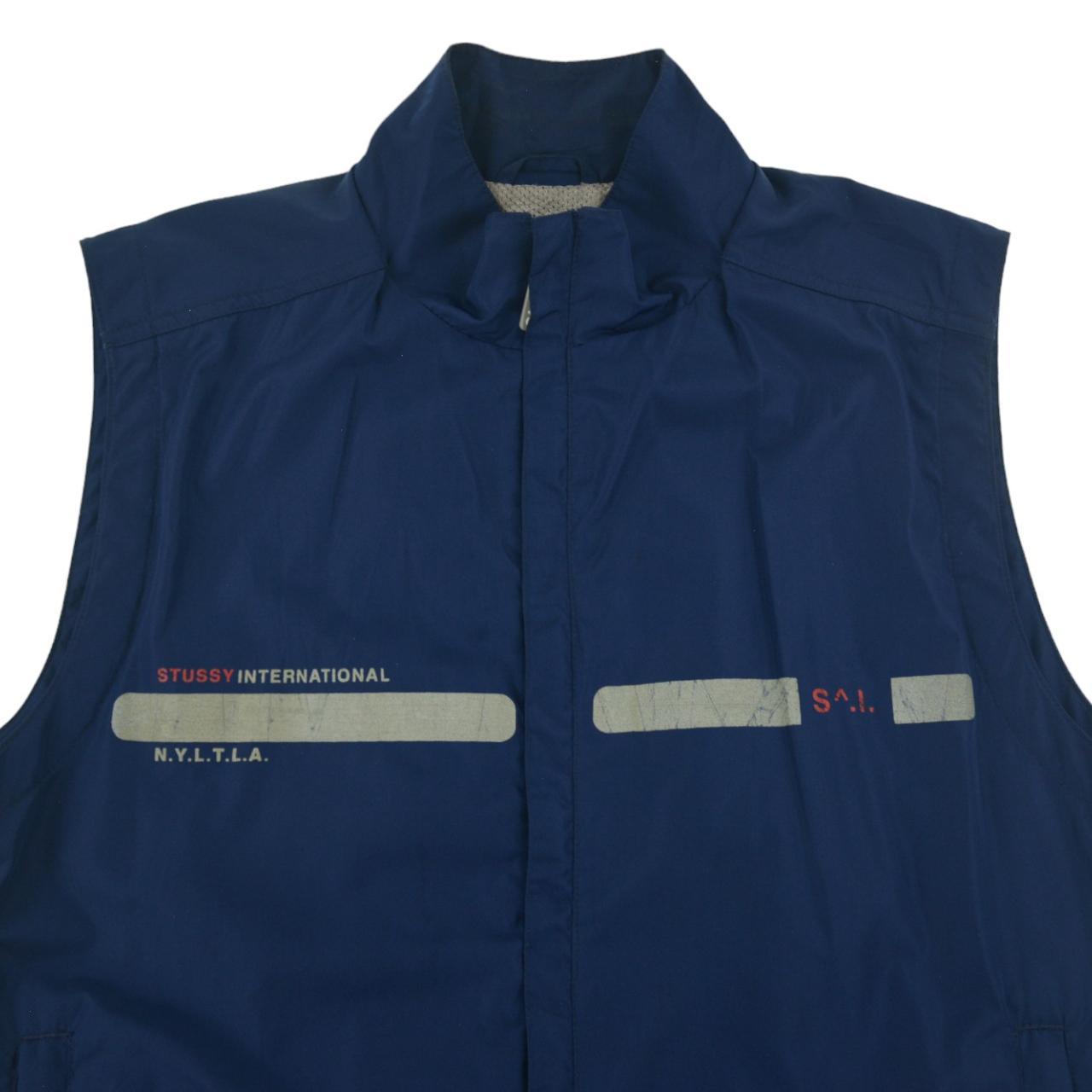 Vintage Stussy Zip Up Gilet Vest Size M - Known Source