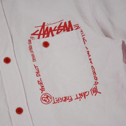 Vintage Stussy Pocket Shirt Size M - Known Source