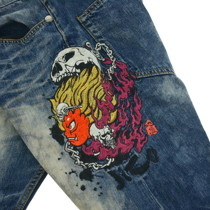 Vintage Monster Japanese Denim Jeans Size W33 - Known Source