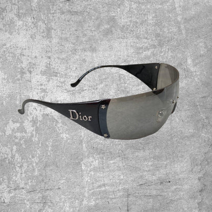 DIOR SKI 6 WRAP AROUND SUNGLASSES - BLACK - Known Source