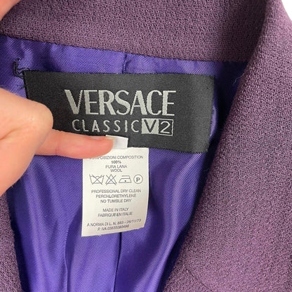 S/S 1997 Versace Classic V2 longline blazer - Known Source