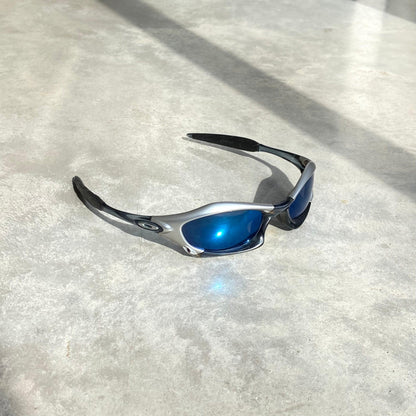 OAKLEY CRYSTAL BLACK ICE IRIDIUM SPLICE SUNGLASSES - Known Source