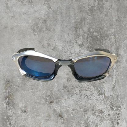 Oakley Crystal Black / Ice Iridium Splice Sunglasses - Known Source