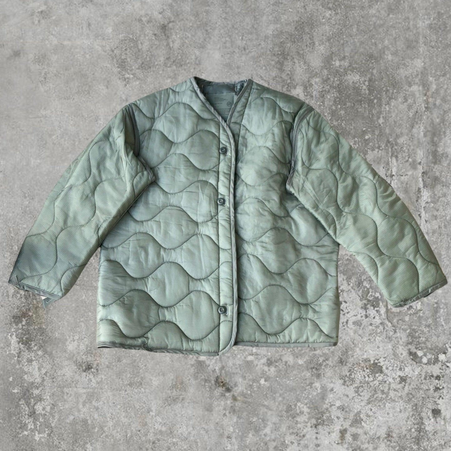 Vintage Quilted US Military Jacket - Known Source