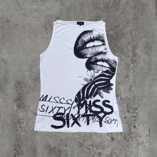 MISS SIXTY LIPS GRAPHIC TANK TOP - Known Source