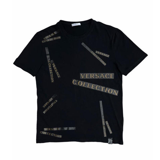 Versace black logo t-shirt - Known Source