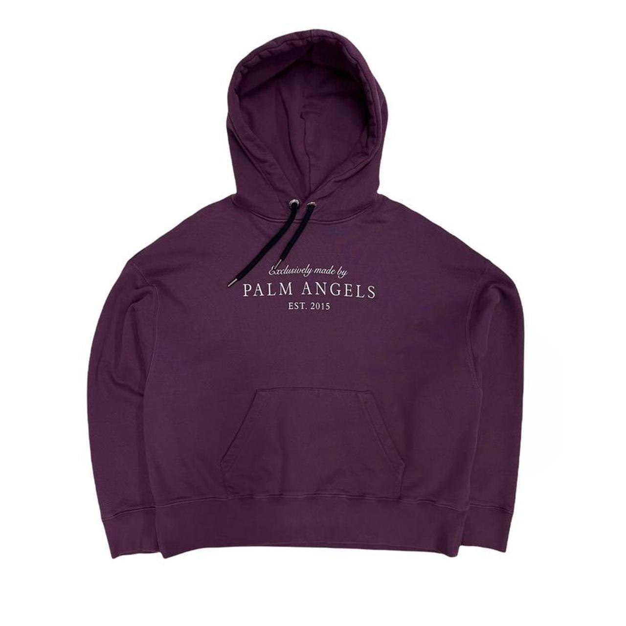 Palm Angels est. 2015 burgundy hoodie - Known Source