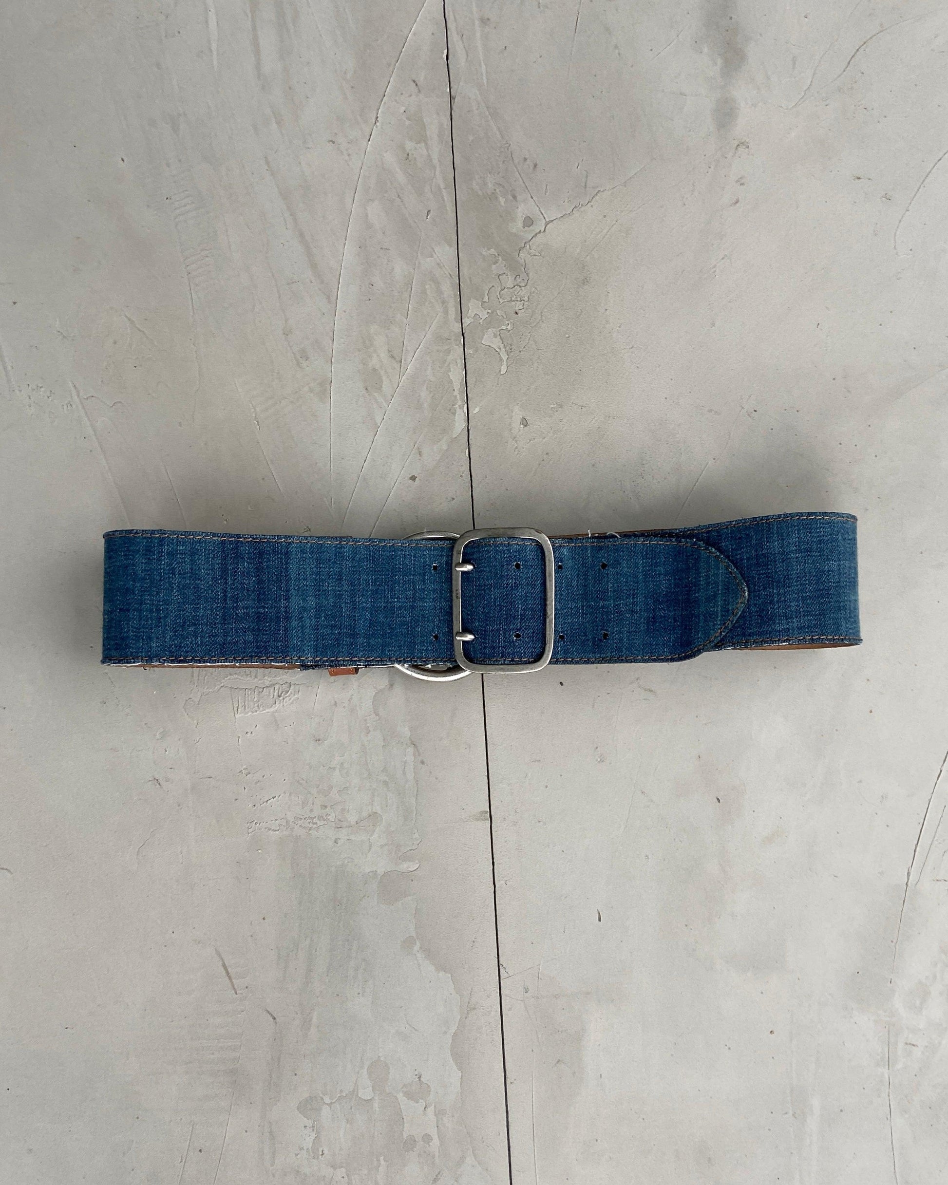 DIESEL DENIM OVERSIZED BELT - 90cm - Known Source