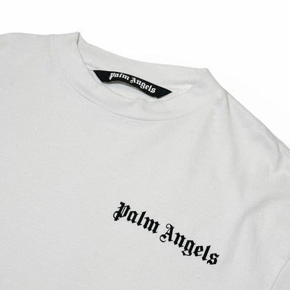 Palm Angels Side Logo White T Shirt - Known Source