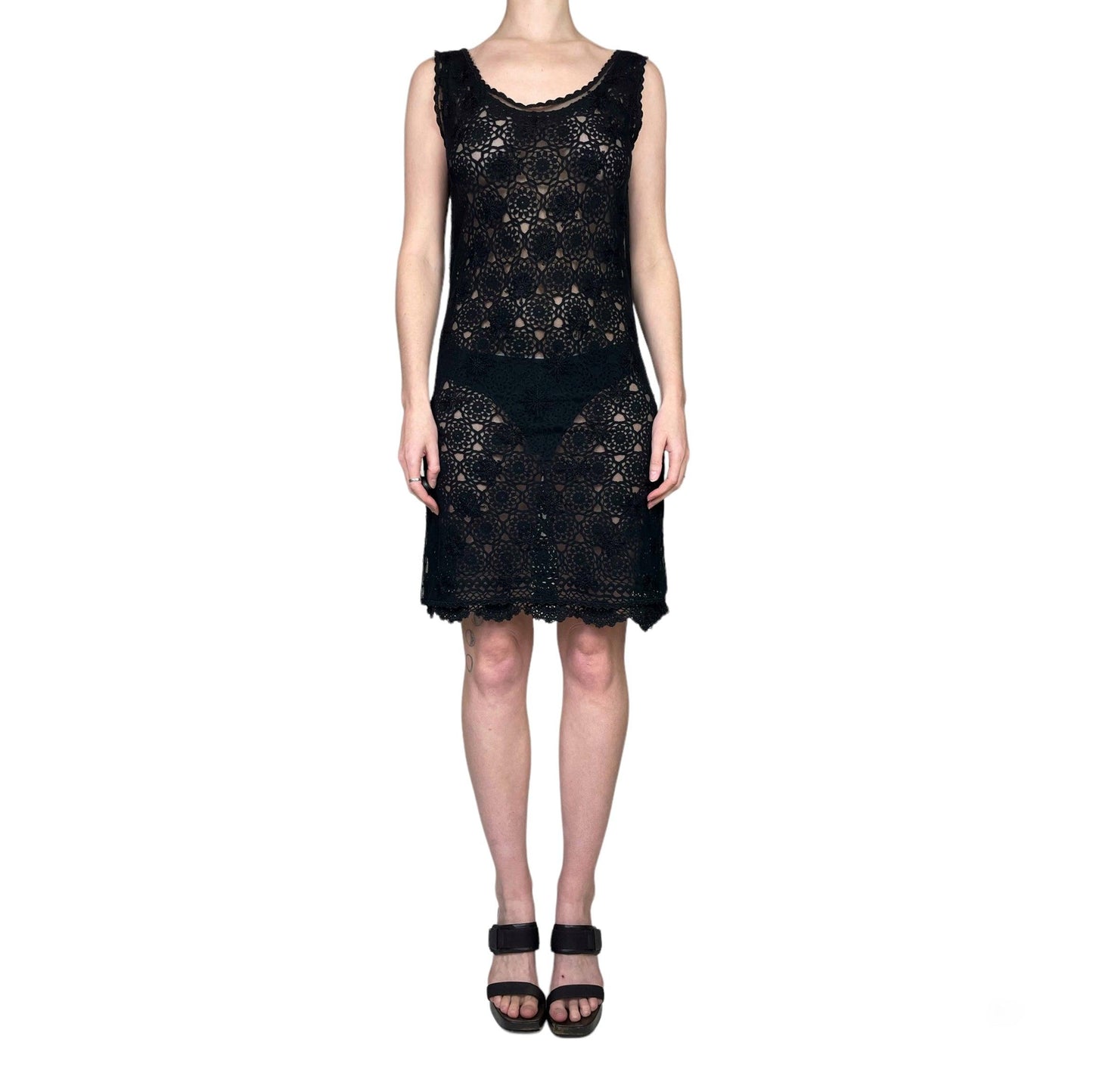 Moschino crochet mesh dress - Known Source