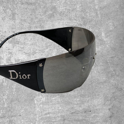 DIOR SKI 6 WRAP AROUND SUNGLASSES - BLACK - Known Source