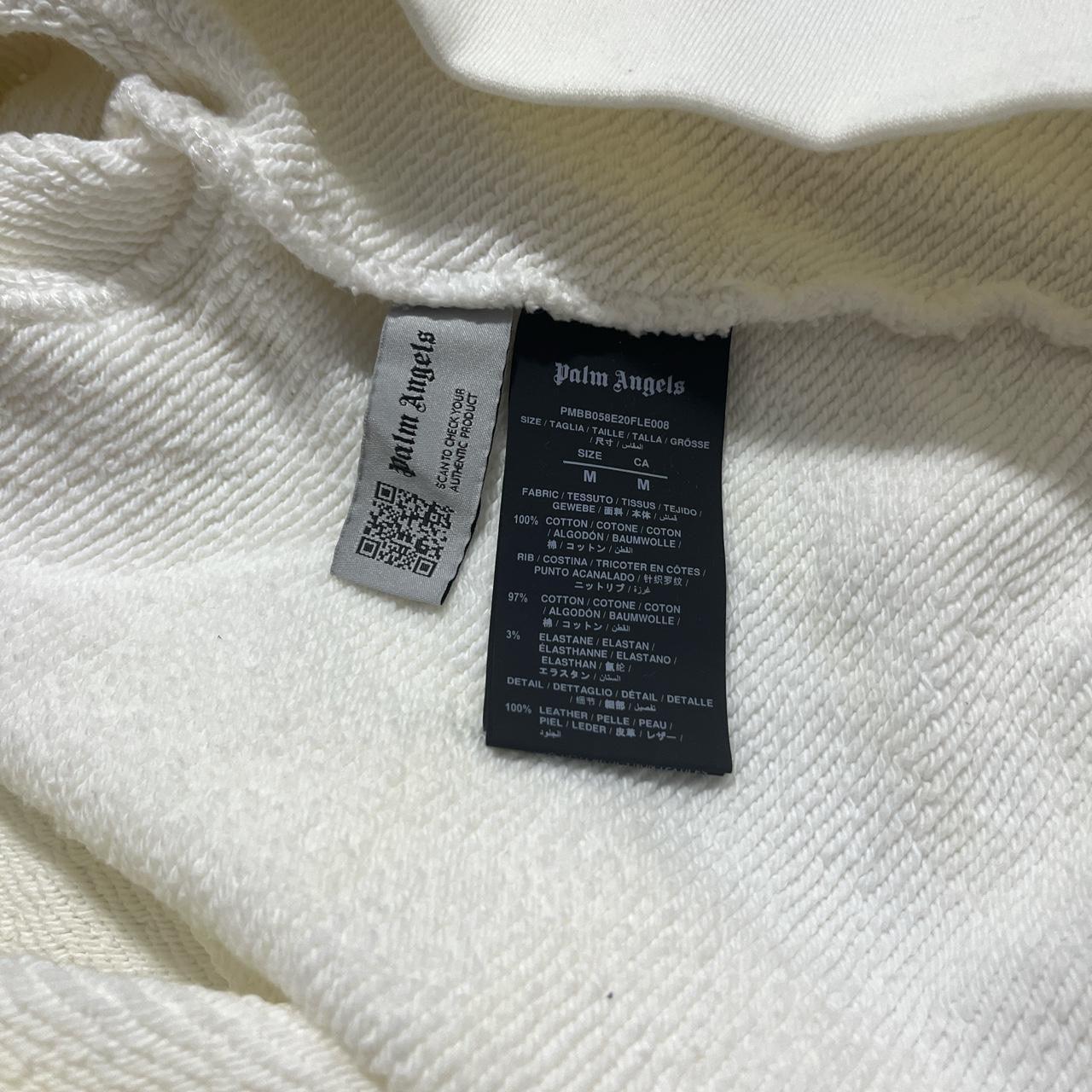 Palm Angels White Rose Hoodie - Known Source