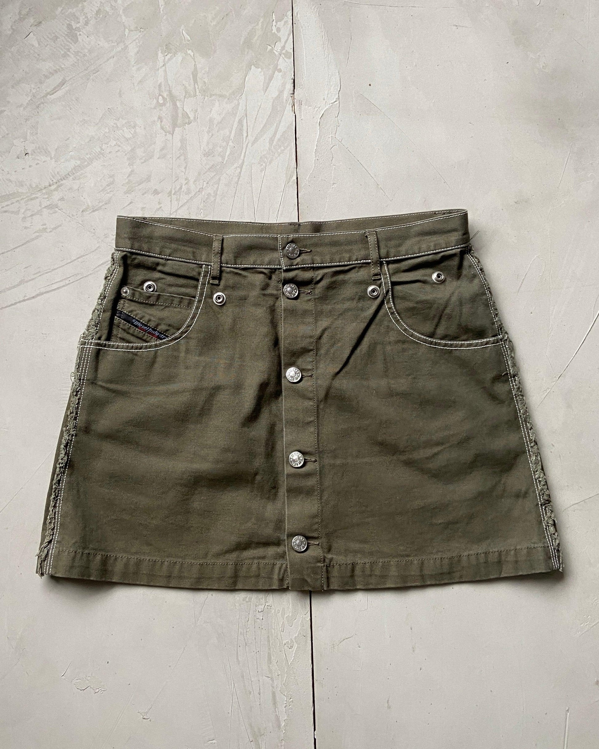 DIESEL REMOVABLE CARGO MINI SKIRT - W28" - Known Source
