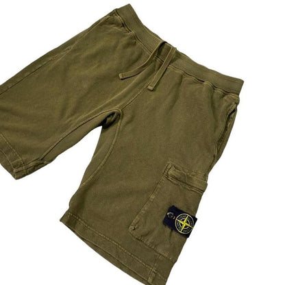 Stone Island Green Cotton Shorts - Known Source