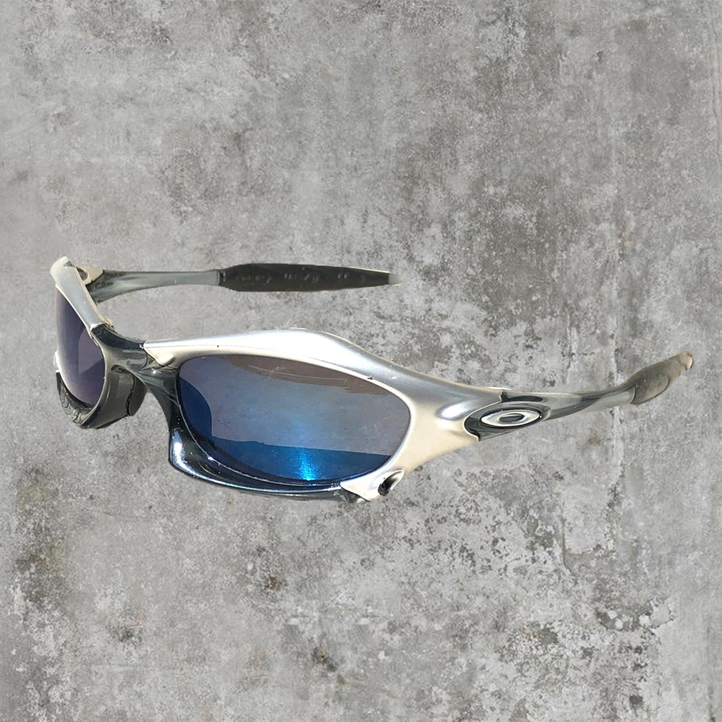 Oakley Crystal Black / Ice Iridium Splice Sunglasses - Known Source