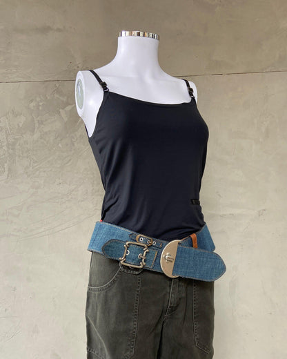 DIESEL DENIM OVERSIZED BELT - 90cm - Known Source