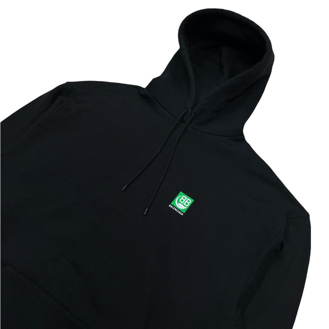 Balenciaga black Eco pullover hoodie - Known Source