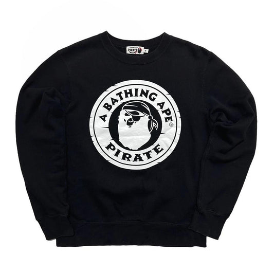 Bape Pirate Front Print Pullover Crewneck - Known Source