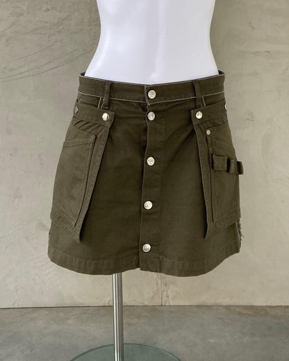 DIESEL REMOVABLE CARGO MINI SKIRT - W28" - Known Source