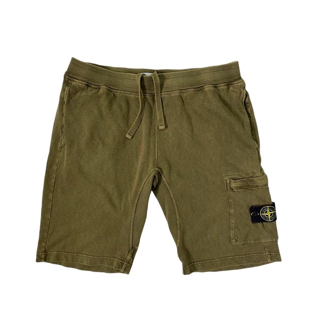 Stone Island Green Cotton Shorts - Known Source