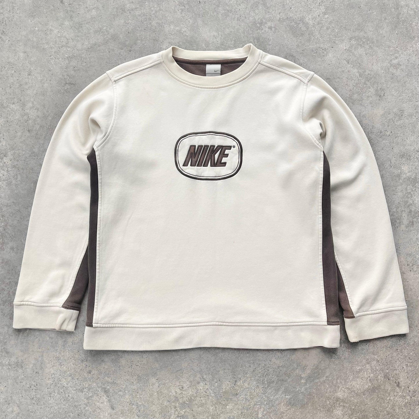 Nike RARE 2000s heavyweight embroidered sweatshirt (M) - Known Source