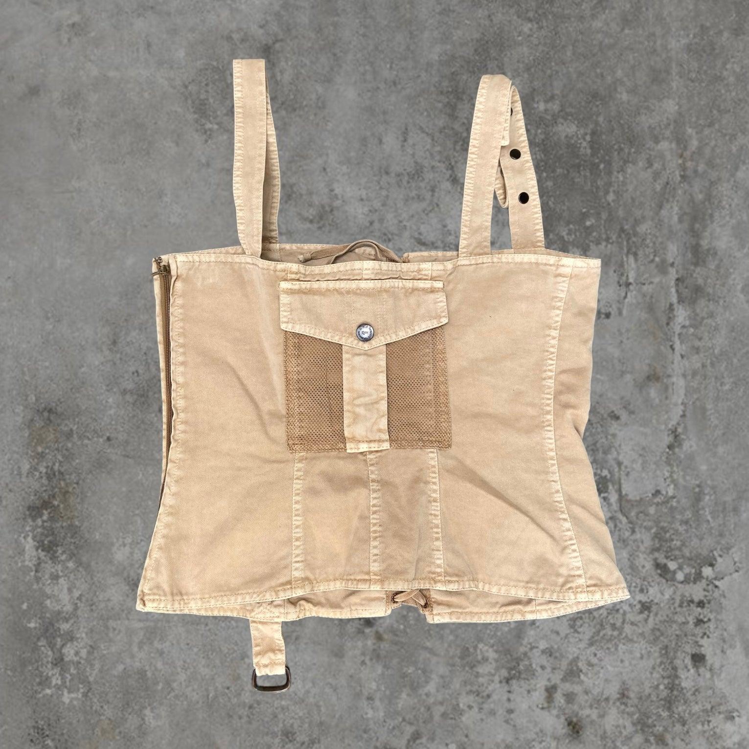 DOLCE AND GABBANA CARGO CORSET TOP - Known Source