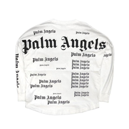 Palm angels all over print long sleeve top - Known Source