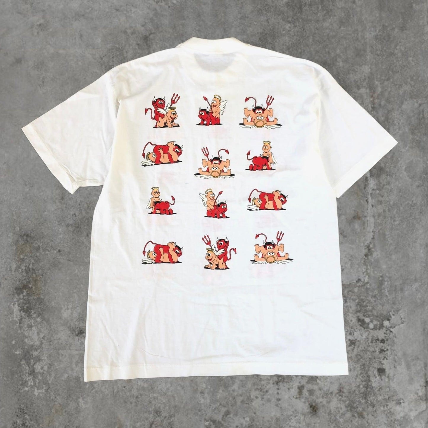 VINTAGE ANGEL X DEVIL SEX TEE - M - Known Source