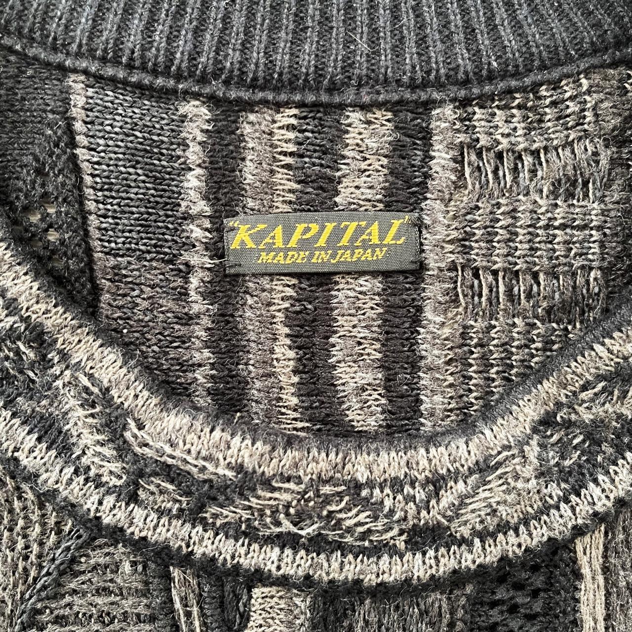 Kapital 7G Boro Gaudy Knit Sweater - Known Source
