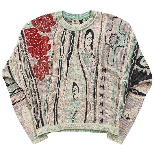 Kapital 7G Virgin Mary Gaudy Knit Sweater - Known Source