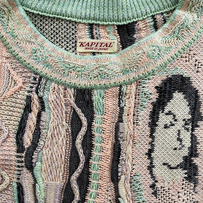 Kapital 7G Virgin Mary Gaudy Knit Sweater - Known Source