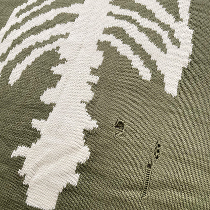 Kapital Skeleton Distressed Bone Knit Sweater Vest - Known Source