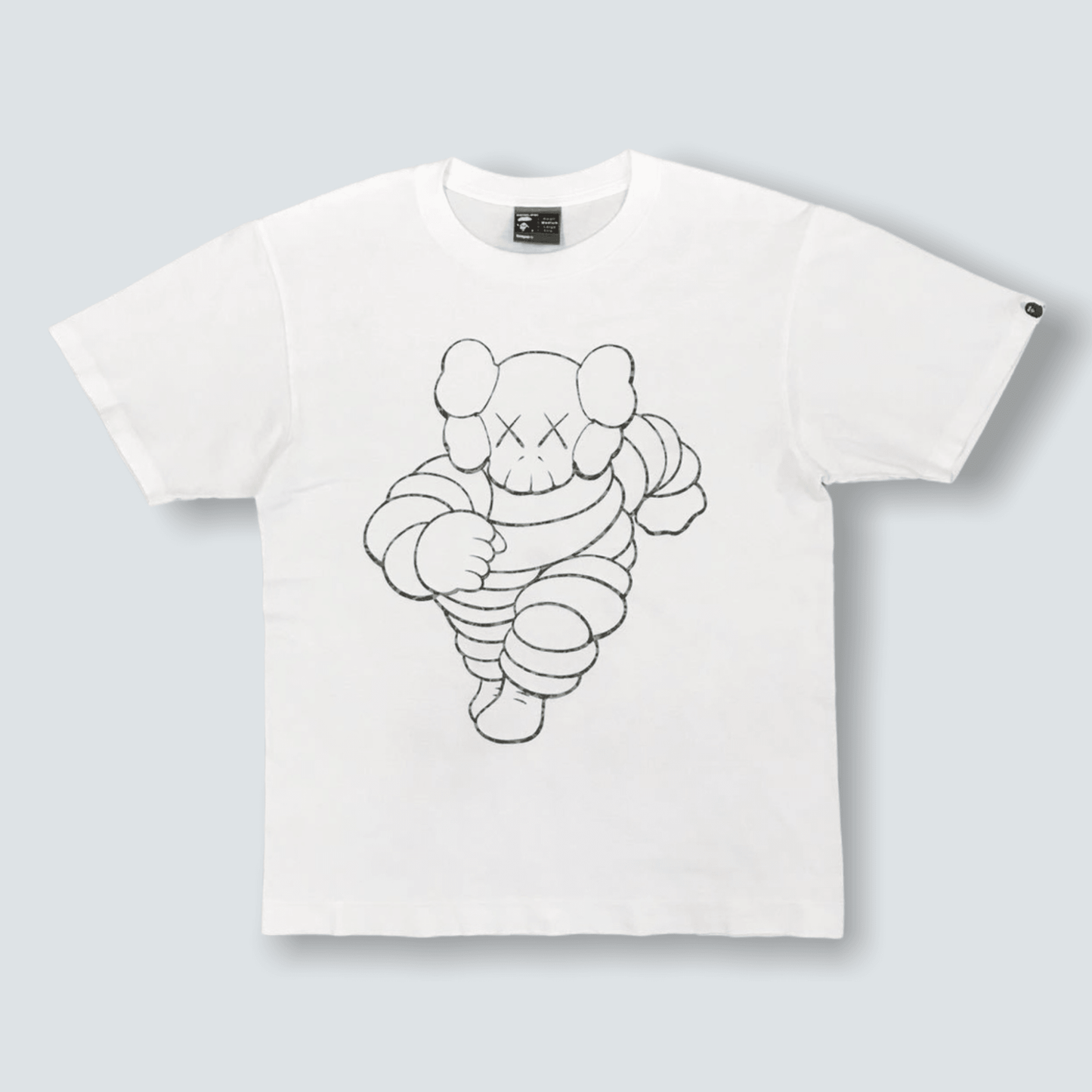 kaws × BAPE Michelin Man chum T-shirt 2002 (M) - Known Source