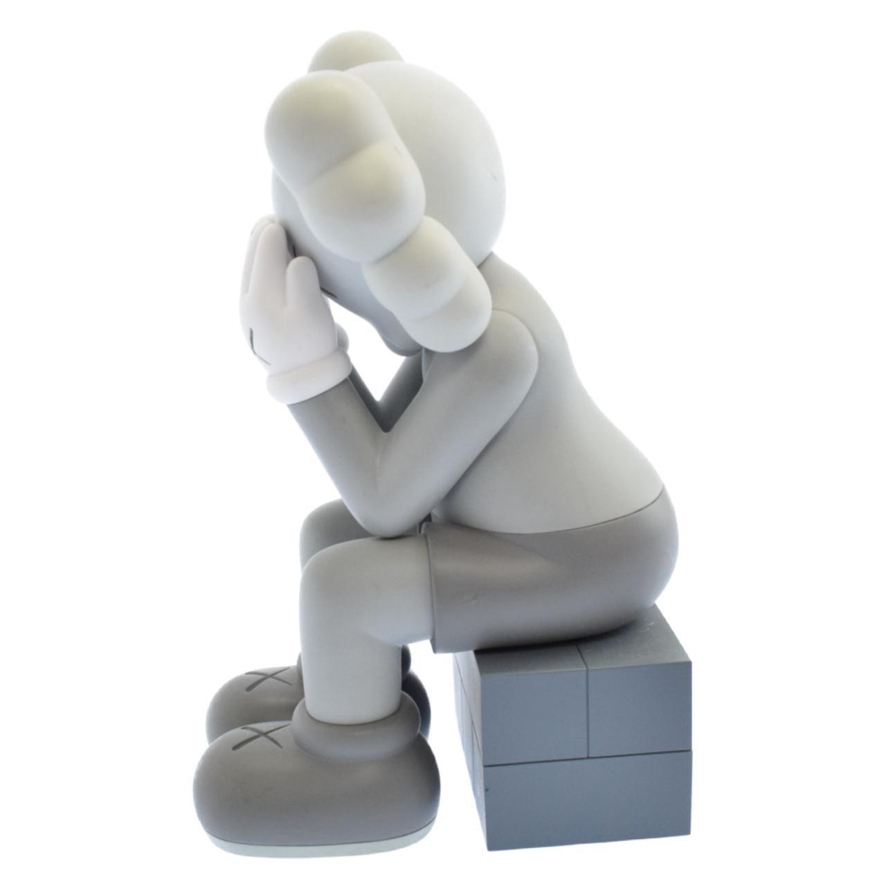 KAWS Passing Through Open Edition Vinyl Figure Grey - Known Source
