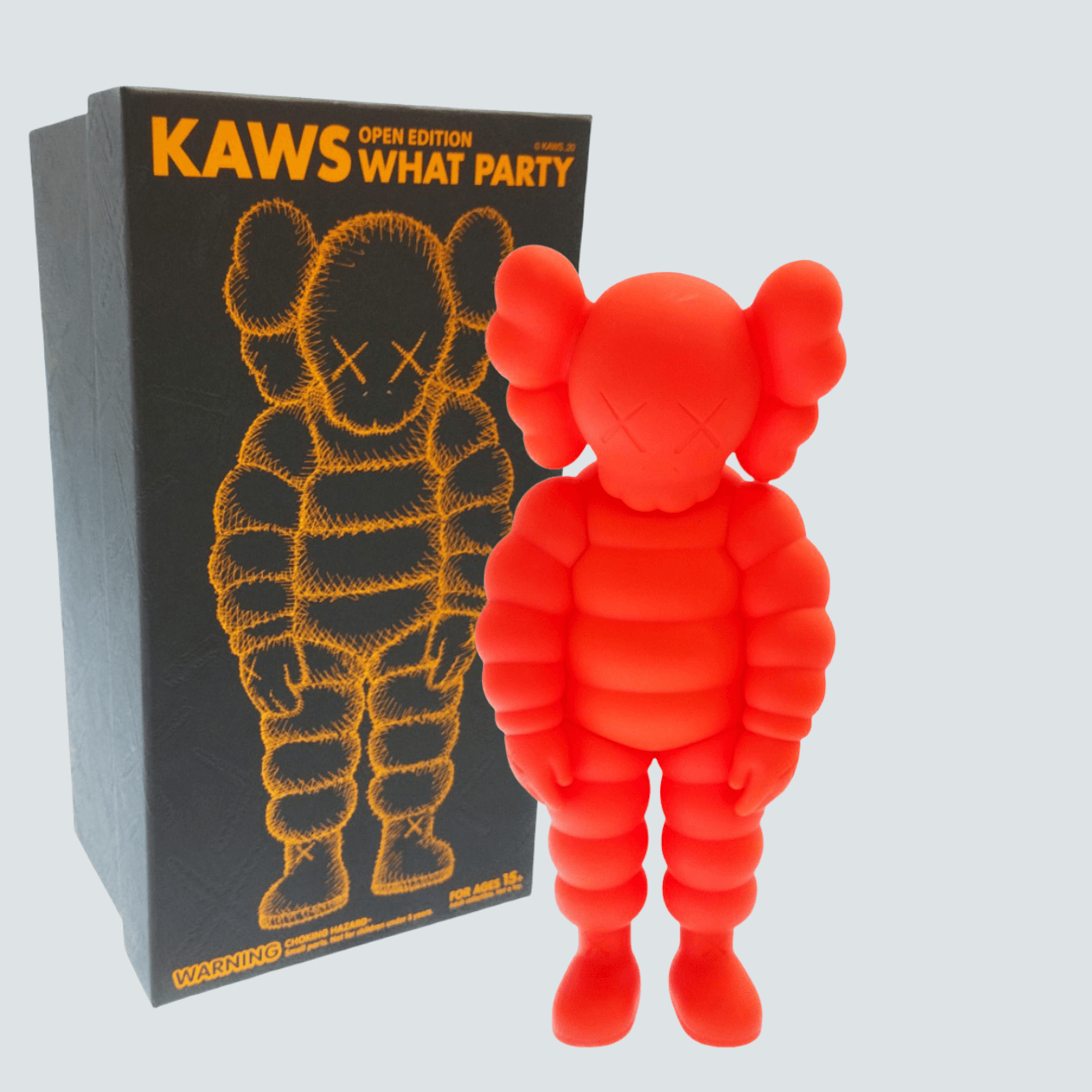 KAWS What Party Vinyl Figure Orange - Known Source