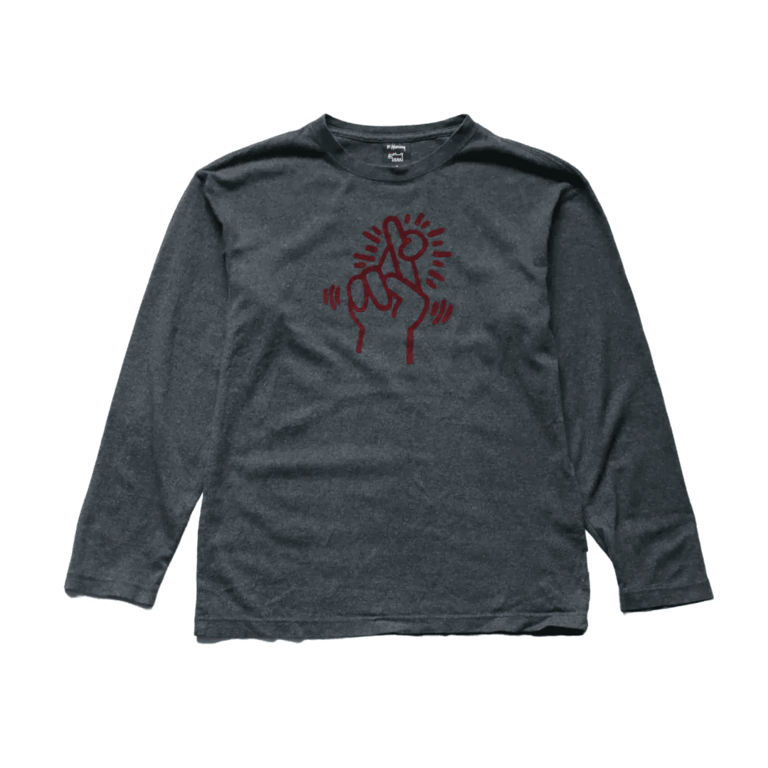 KEITH HARING FINGERS CROSSED SWEAT (S) - Known Source